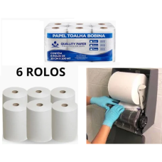 PAPEL TOALHA BOBINA - AUTO CORTE